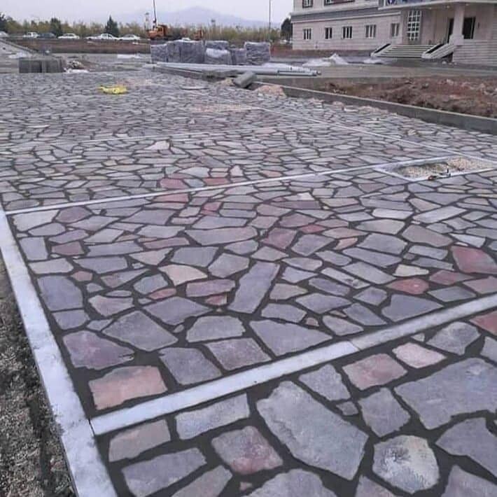 اجرای کف با بنداج کوچیک 